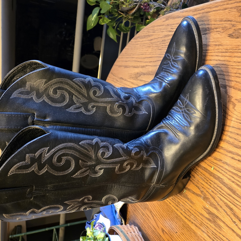 Black Western Cowboy Boots